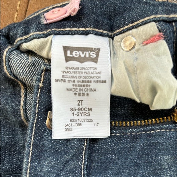 NWT Levi’s Toddler 2T Girls Bermuda Shorts - Picture 3 of 5
